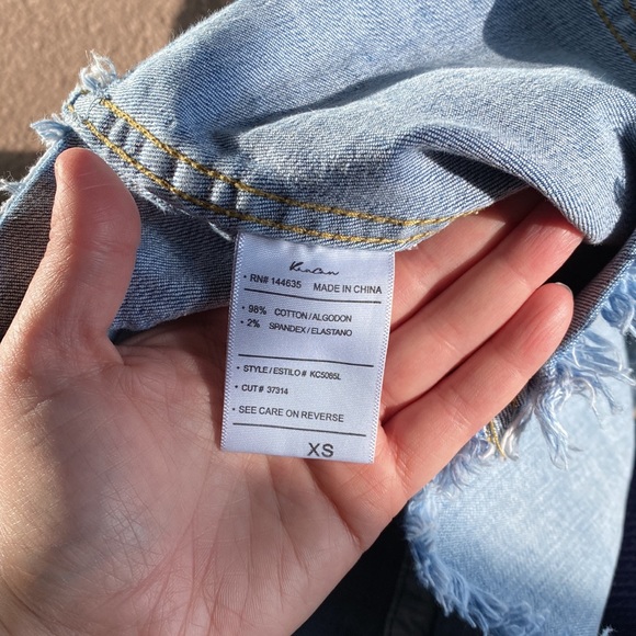 ~ KanCan Los Angeles women’s jean jacket ~ - Picture 10 of 11